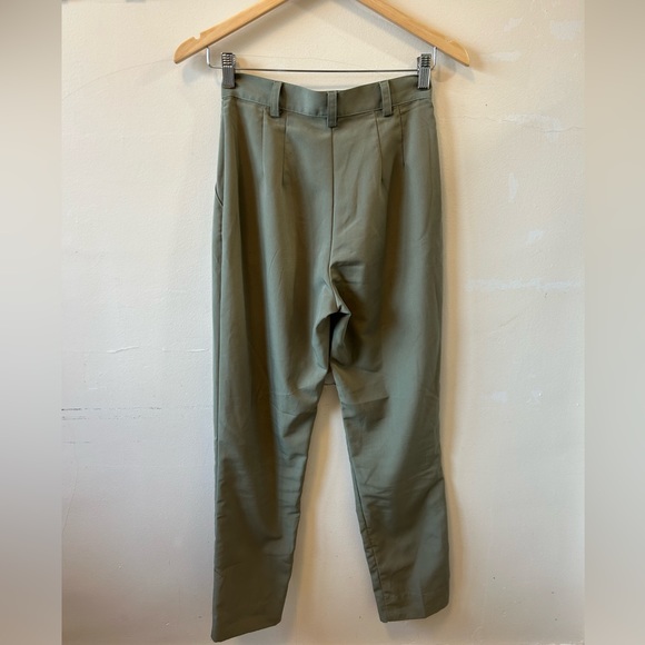 Sage Green Trouser Pants (American Apparel) - Picture 2 of 5
